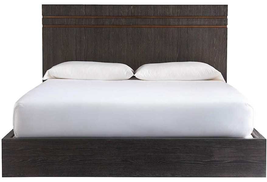 Universal Modern Onyx Beatty King Bed Lindy S Furniture Company Platform Beds Low Profile Beds