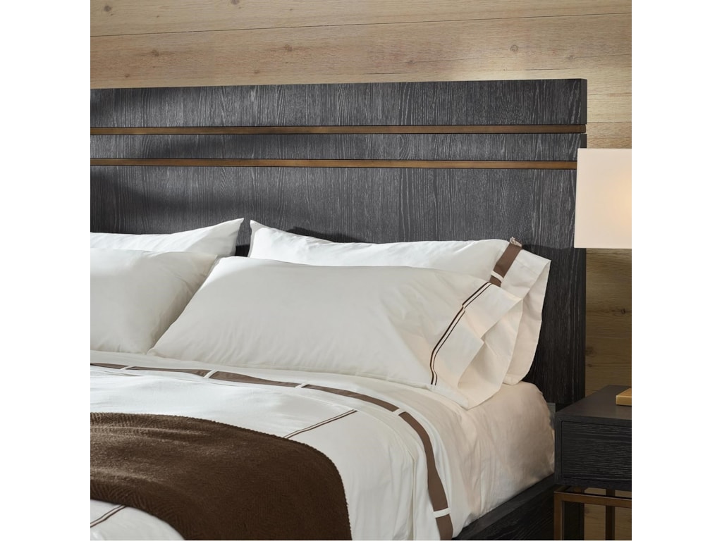 Universal Modern Onyx Beatty King Bed Wayside Furniture Platform Beds Low Profile Beds