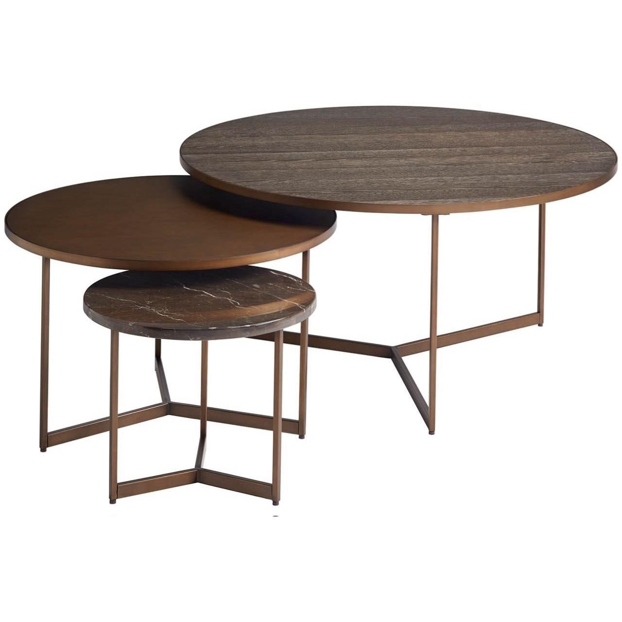 Universal Modern Onyx Cagney Bunching Tables Wayside Furniture