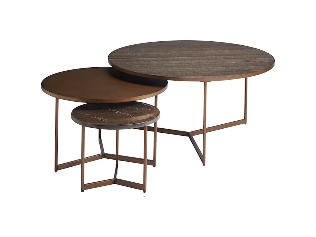 Universal Modern Onyx Cagney Bunching Tables Wayside Furniture