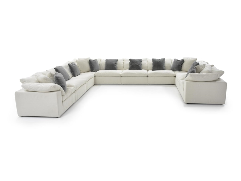 Universal Palmer 6815 10 Pc Sect Ten Piece Sectional Sofa