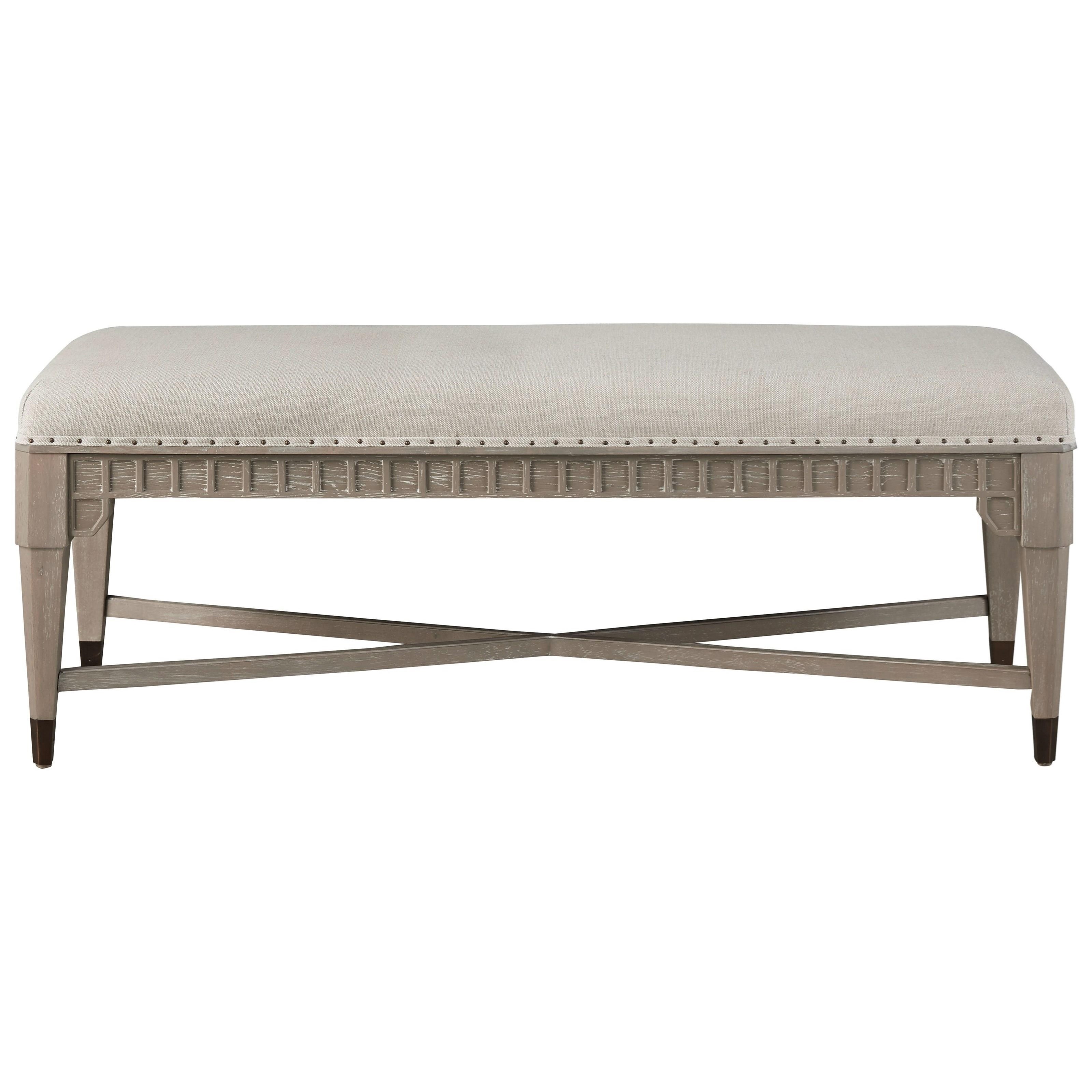 Universal Playlist 507a380 Bed End Bench With X Stretcher
