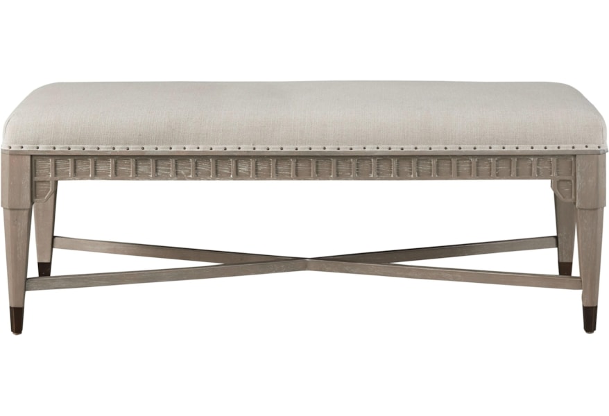 Universal Playlist 507a380 Bed End Bench With X Stretcher