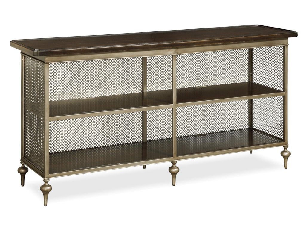 Universal Proximity 356803 Console Table With Metal Mesh Back And Universal Proximityconsole Table