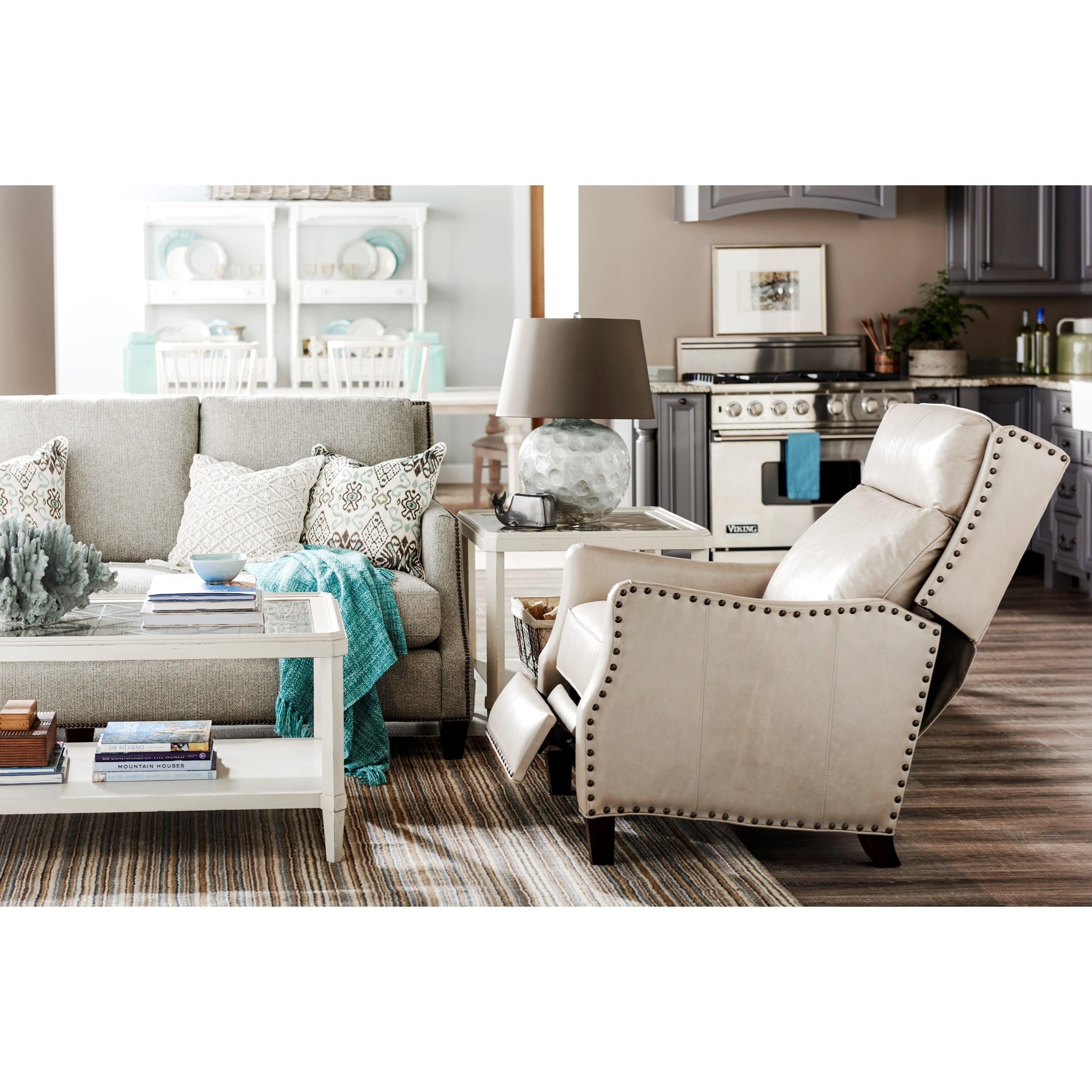 Oconnor Designs Recliners The Jackson Recliner With Nail Head Trim