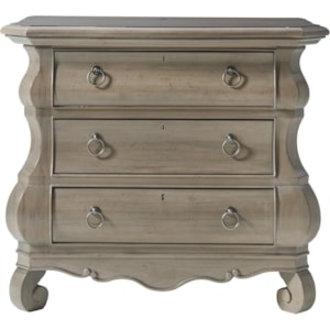 Universal Reprise 3 Drawer Bedside Chest With Lift Lid And Power Outlet Belfort Furniture Night Stands