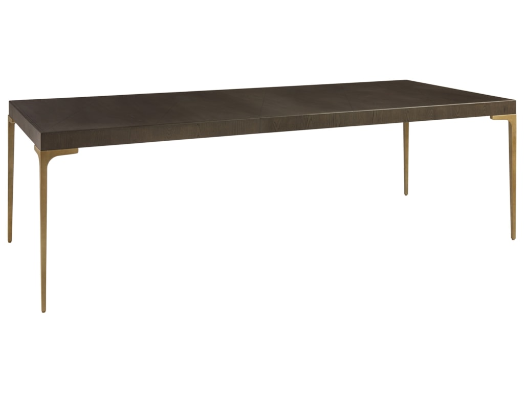 Soliloquy Metal Leg Dining Table With 20 Leaf By Universal At Hudson S Furniture