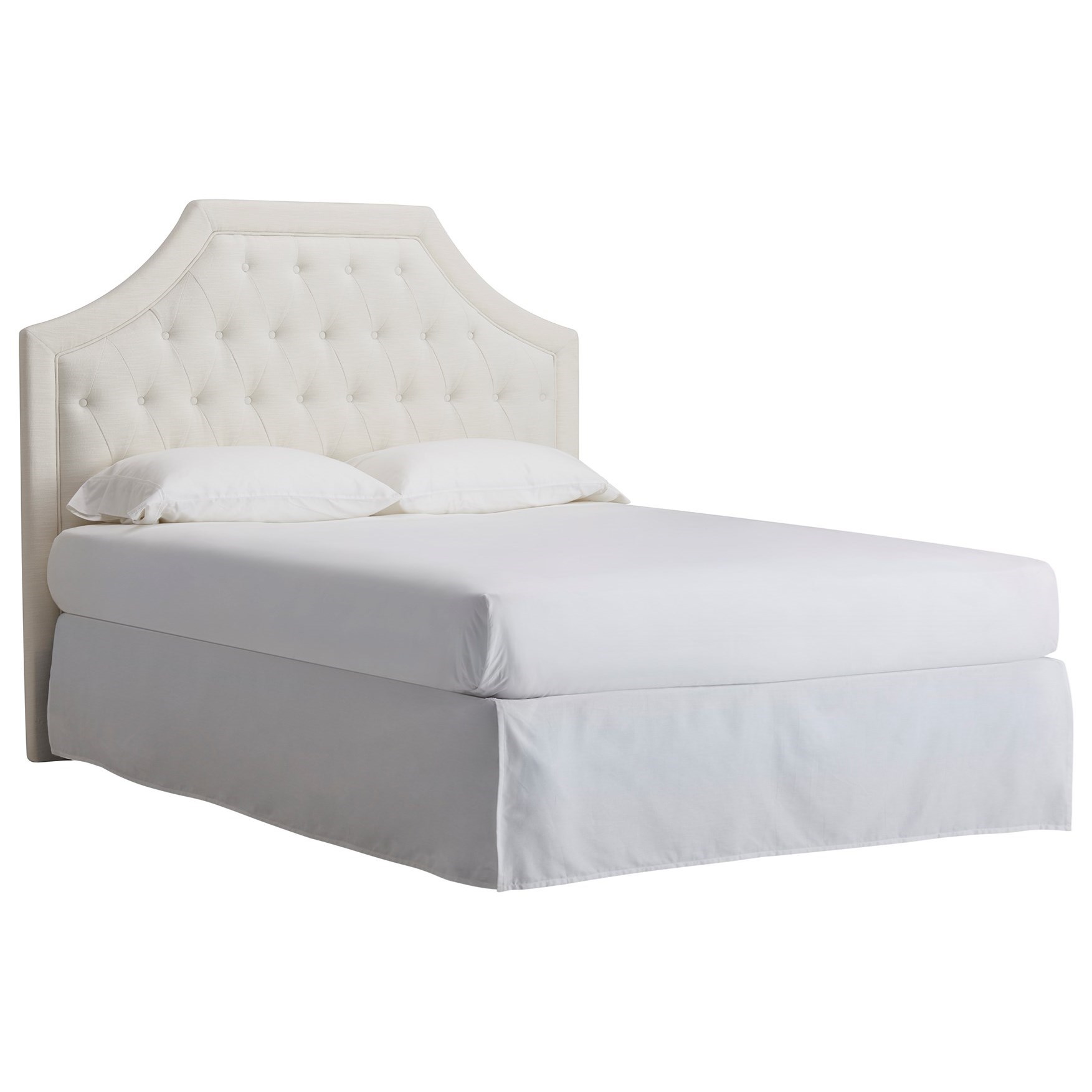 Universal Spaces Headboards Avery Queen Headboard With Button