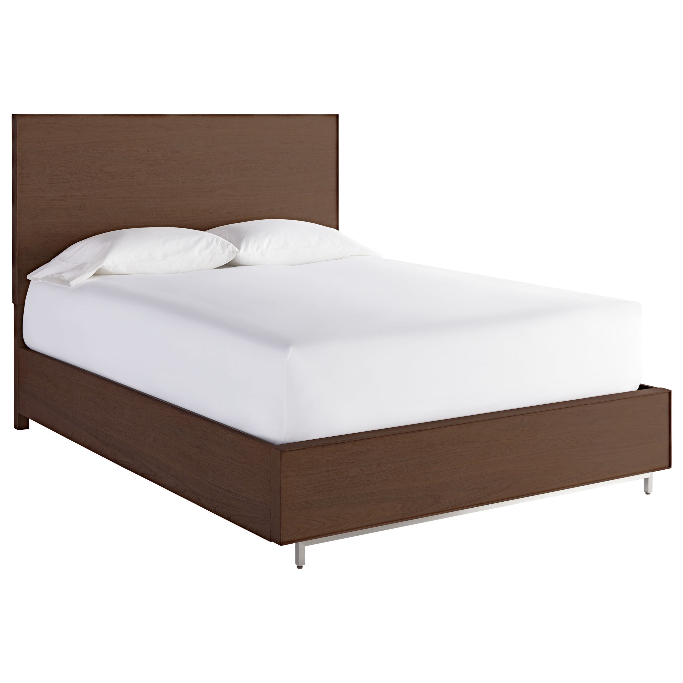 Universal Spaces Walnut 871230b Tanner Twin Bed In Walnut Finish