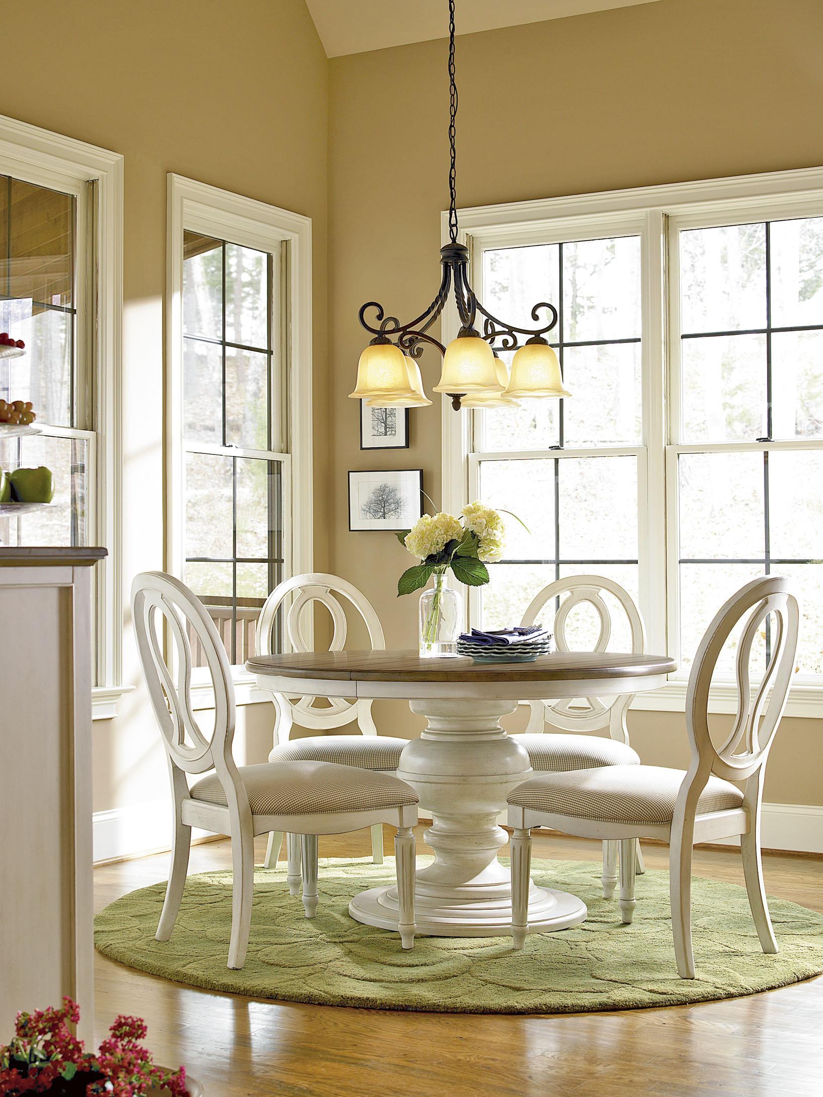 Universal Summer Hill Round Pedestal Table Wayside Furniture