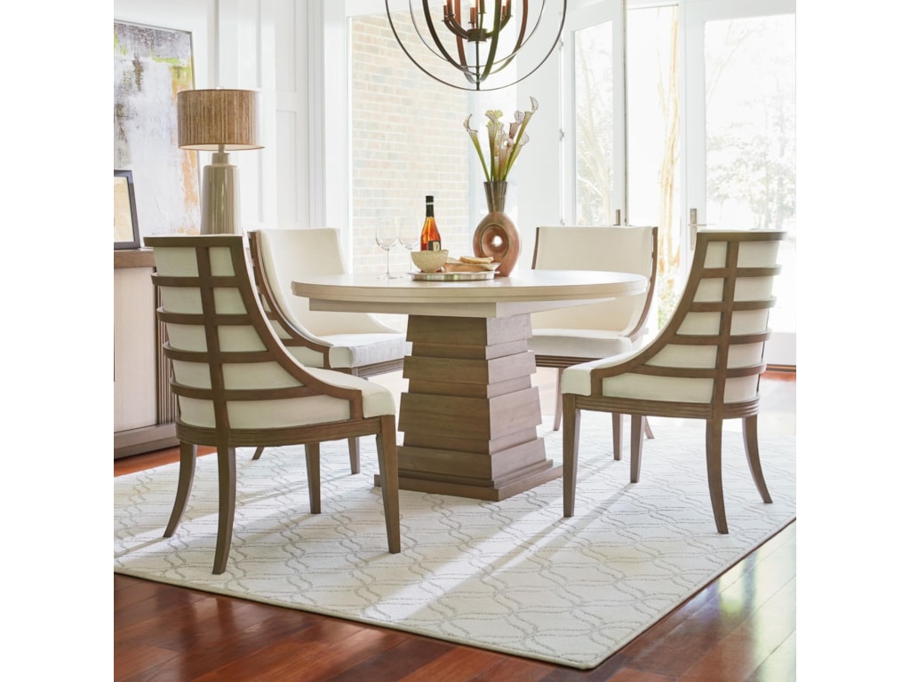 Universal Synchronicity 5 Piece Round Table And Chair Set Universal Synchronicity 5 Piece Round Table And Chair Set Hudson S Furniture Dining Sets