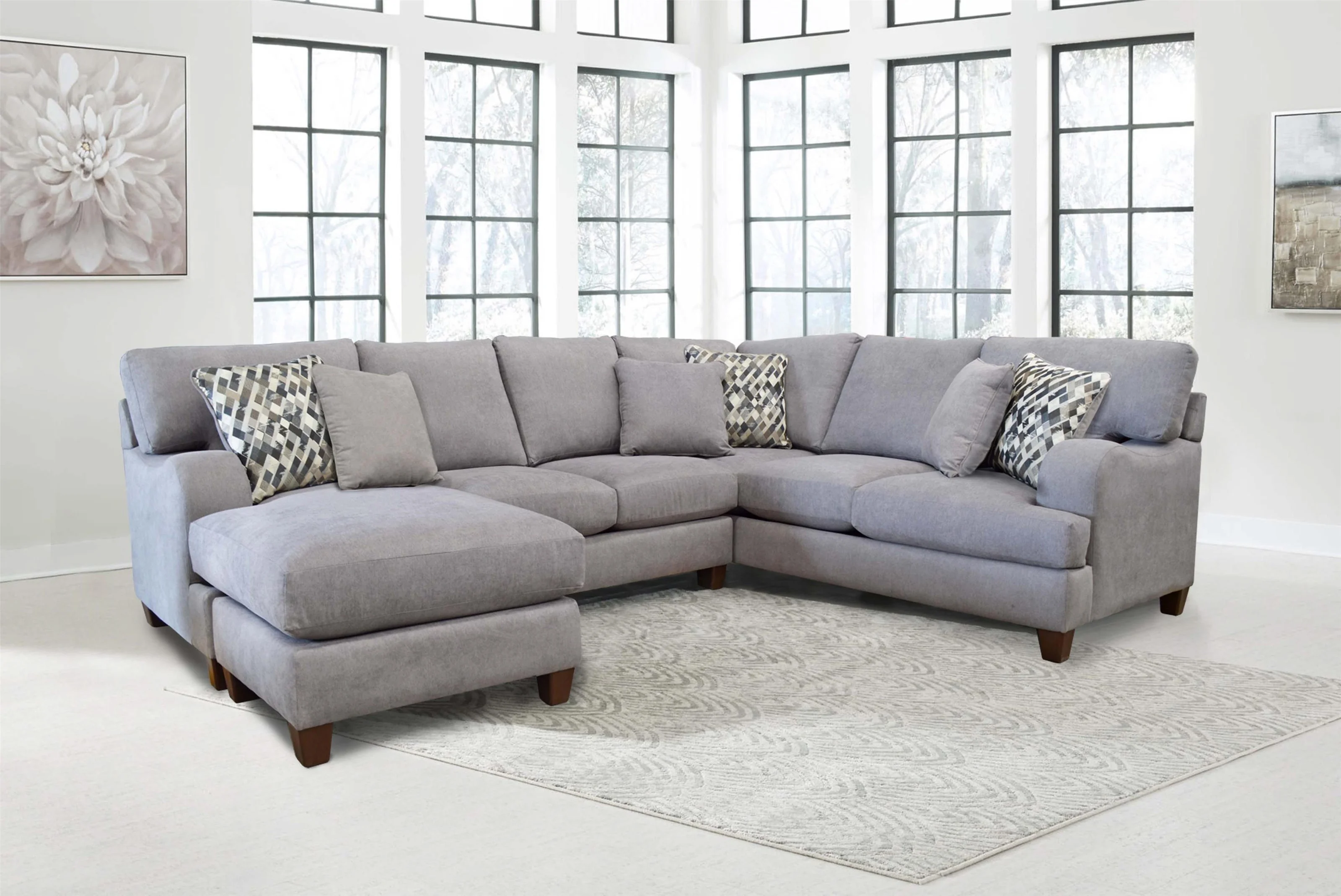 begin Ministry B.C. Urban Roads Bonita 2 Piece Sectional | Darvin Furniture | Sectional Sofas
