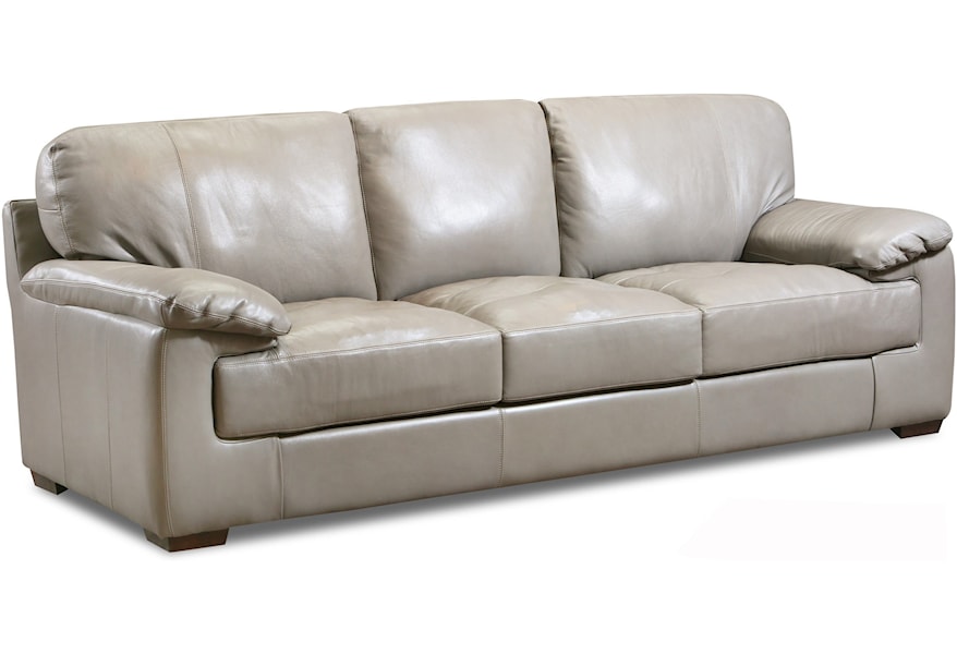 Usa Premium Leather 5450 Contemporary Leather Sofa Dream Home