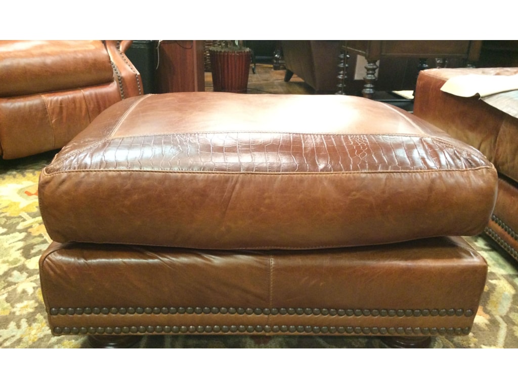 Usa Premium Leather 9055 Ottoman Miskelly Furniture Usa Premium Leather 9055 Ottoman