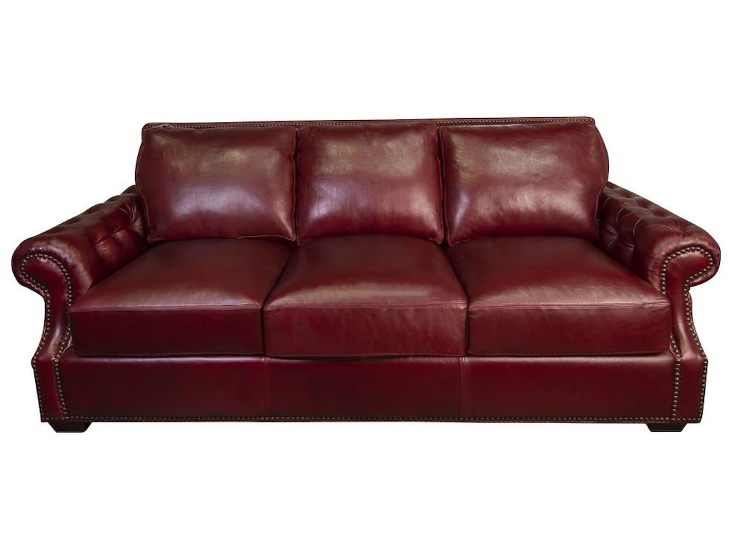 Jacoby 100 Top Grain Leather Sofa By Usa Premium At Morris Home