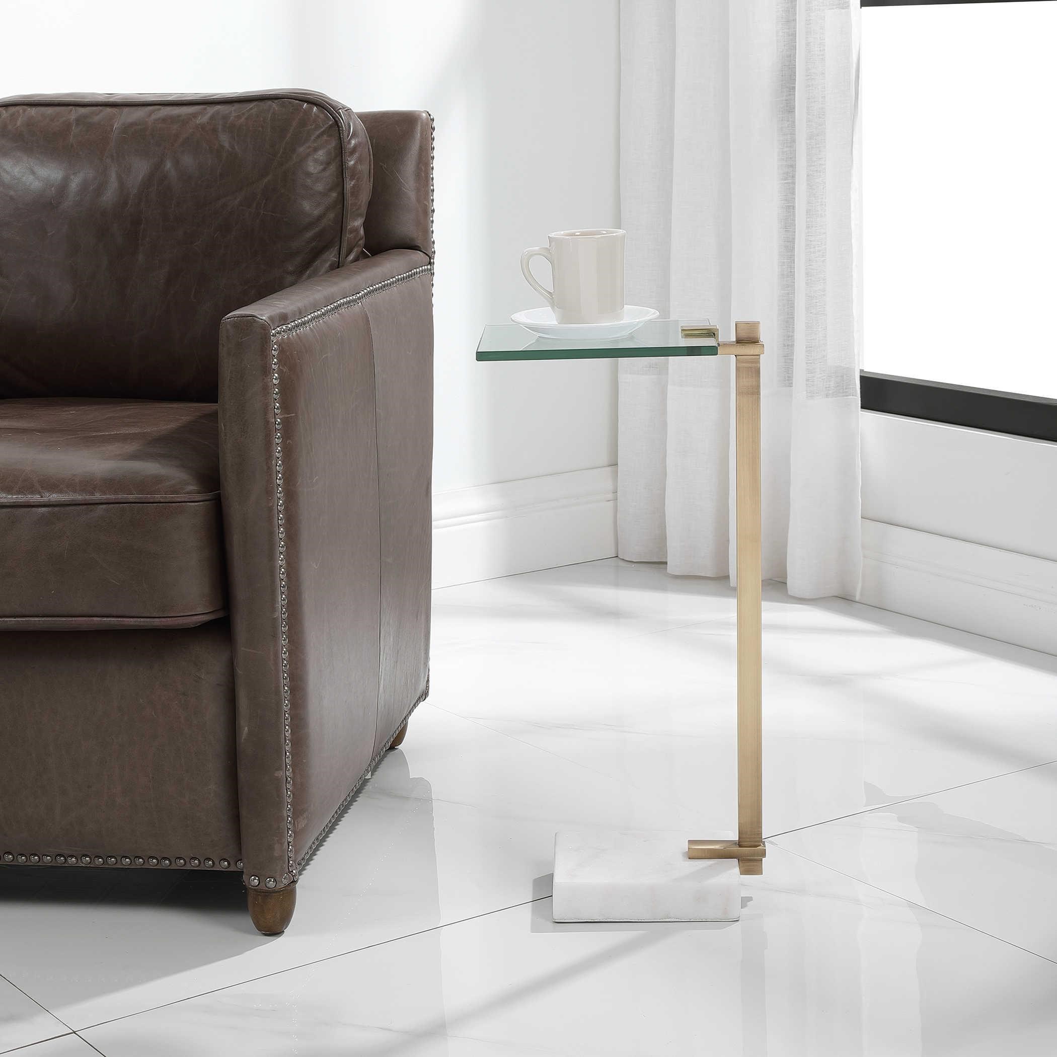 Complete Accents Accent Furniture Butler Brass Accent Table