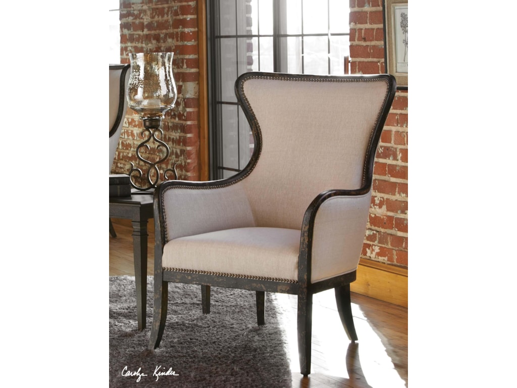 Uttermost Accent FurnitureSandy Wing Chair