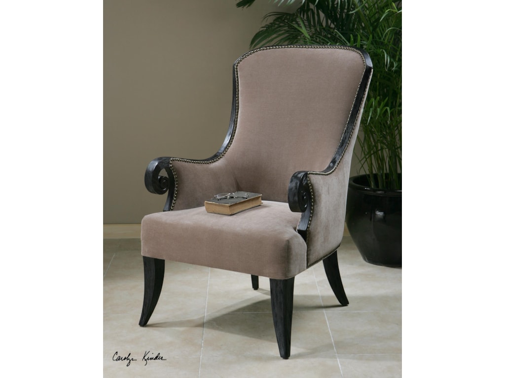 Uttermost Accent FurnitureKandy Taupe ArmChair