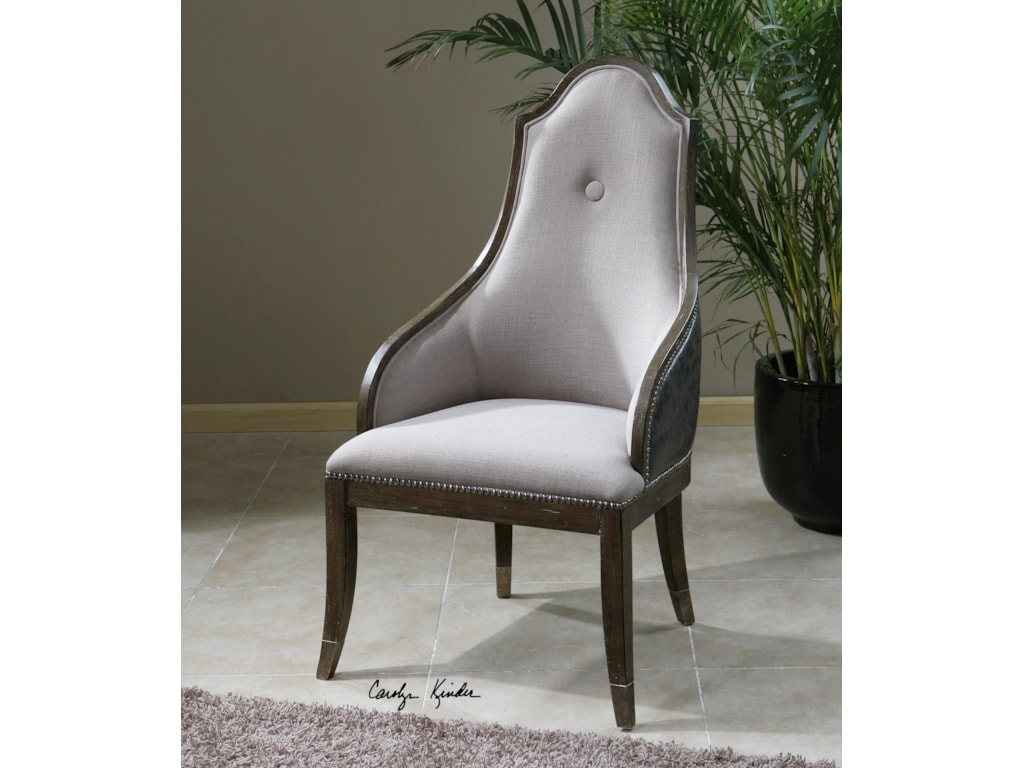 Uttermost Accent Furniture - Accent ChairsSylvana Gray Accent Chair