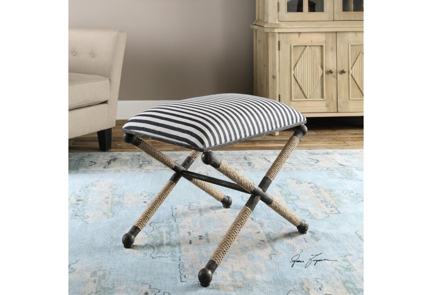 Uttermost Accent Furniture Benches 23228 Braddock Small Bench