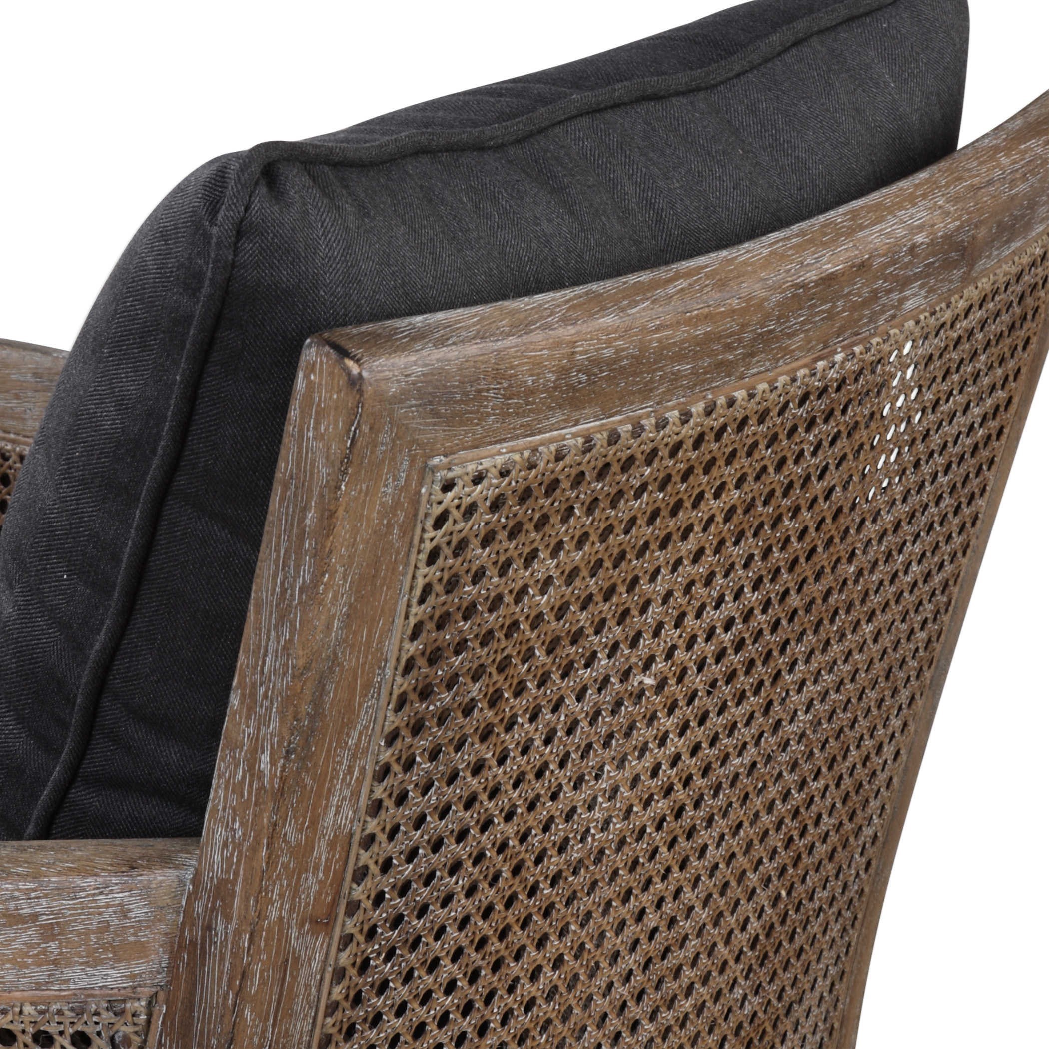 Uttermost Accent Furniture Accent Chairs 23366 Encore Dark Gray Armchair Hudson S Furniture Upholstered Chairs