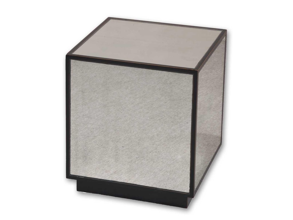 Uttermost Accent Furniture - Occasional TablesMatty Mirrored Cube