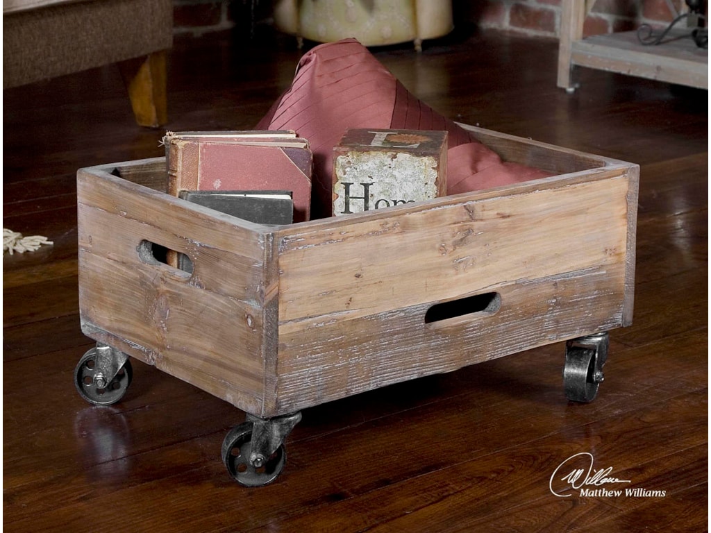 Uttermost Accent FurnitureStratford Rolling Box