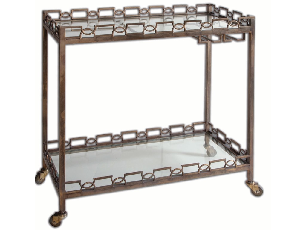 Uttermost Accent FurnitureNicoline Iron Serving Cart