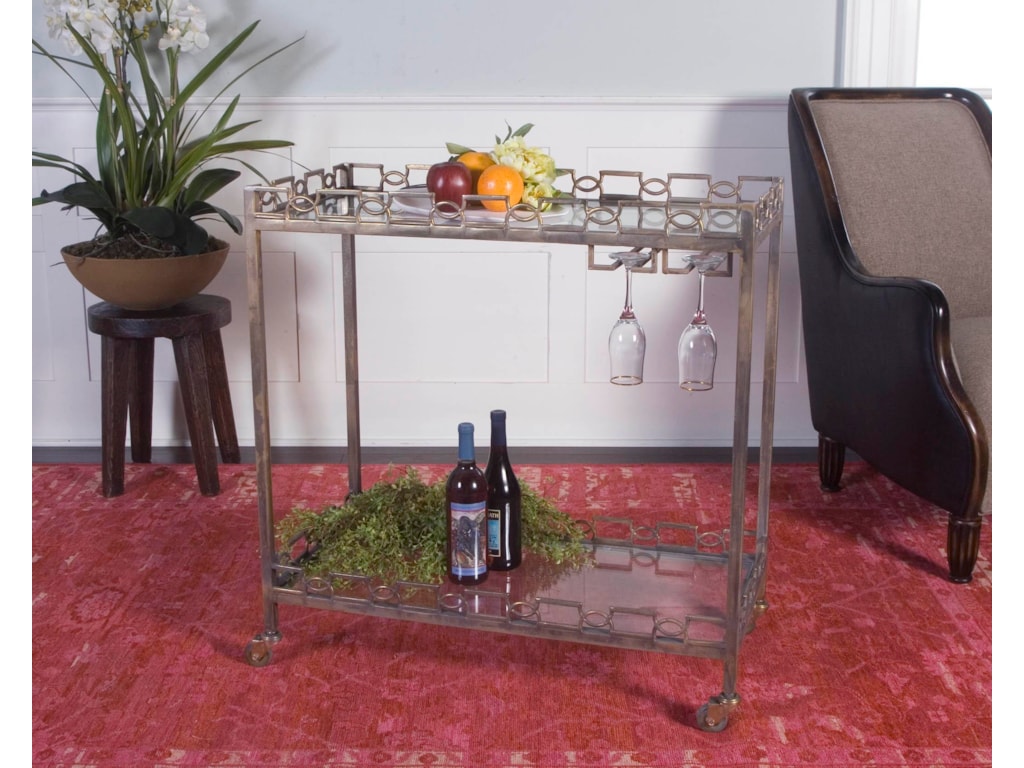 Uttermost Accent FurnitureNicoline Iron Serving Cart