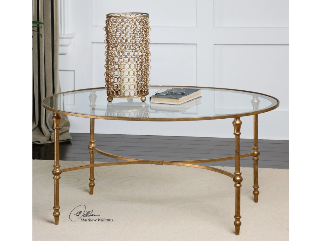 Uttermost Accent Furniture - Occasional TablesVitya Glass Coffee Table