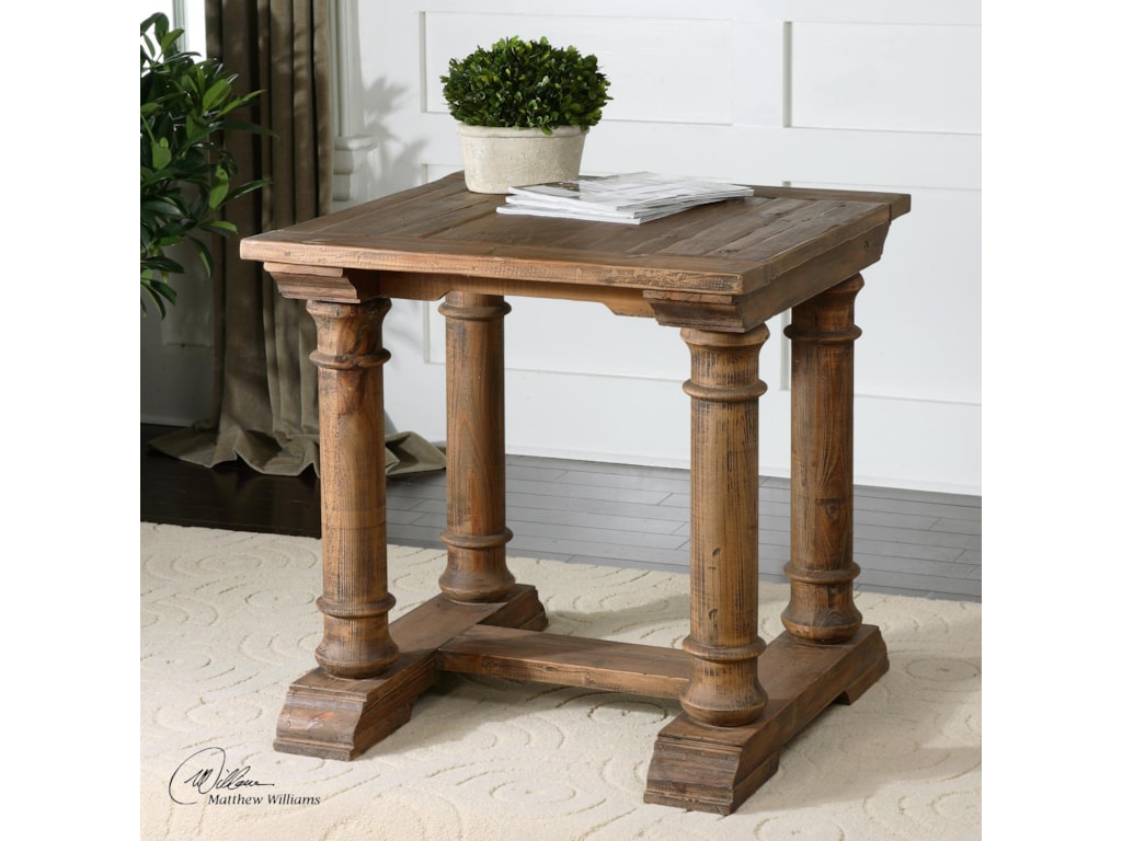 Uttermost Accent FurnitureSaturia Wooden End Table