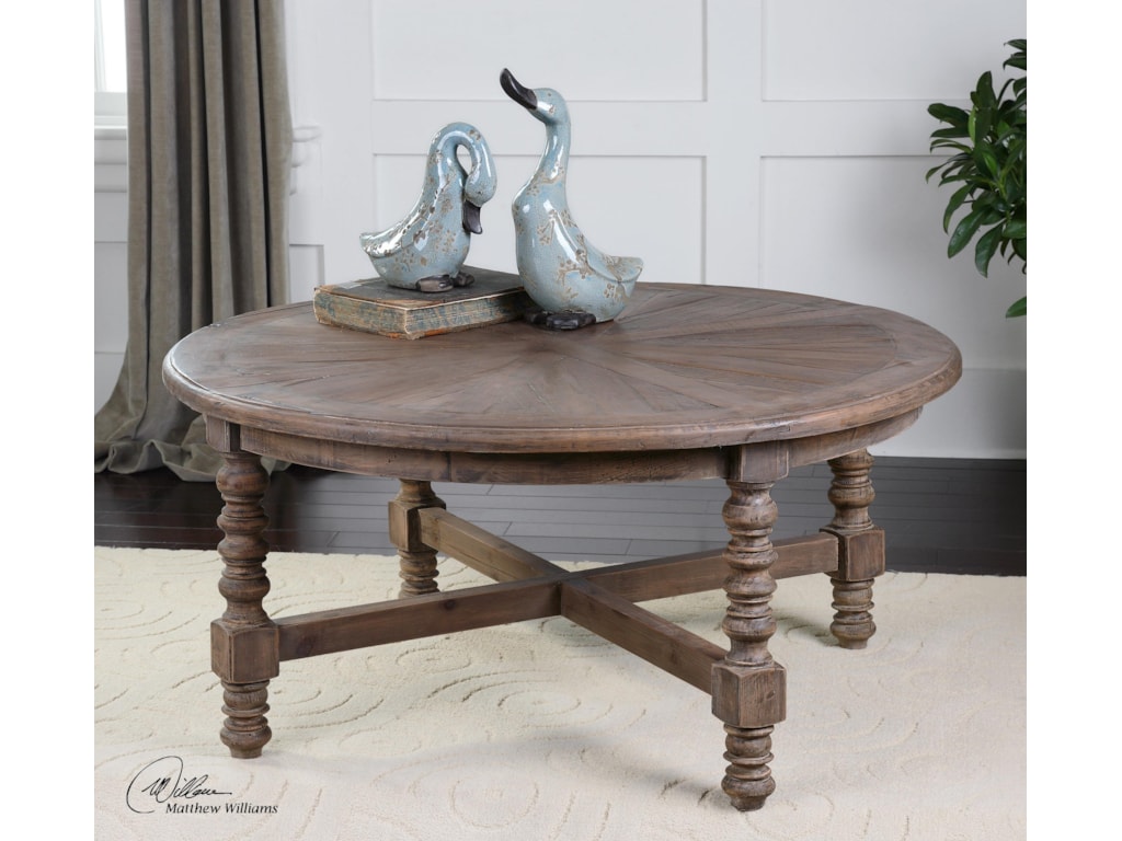 Uttermost Accent Furniture - Occasional TablesSamuelle Wooden Coffee Table