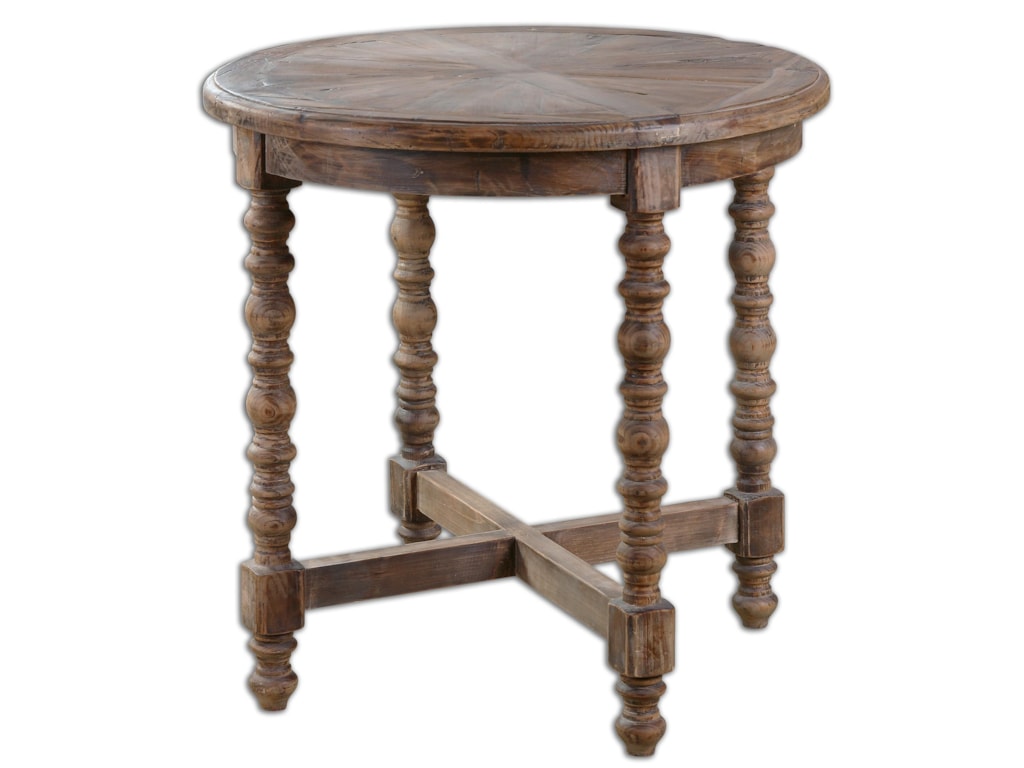 Uttermost Accent Furniture - Occasional TablesSamuelle Wooden End table