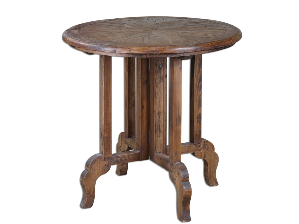 Uttermost Accent Furniture - Occasional TablesImber Round Accent Table