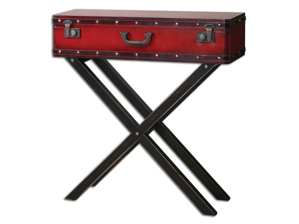 Uttermost Accent FurnitureTaggart Red Console Table