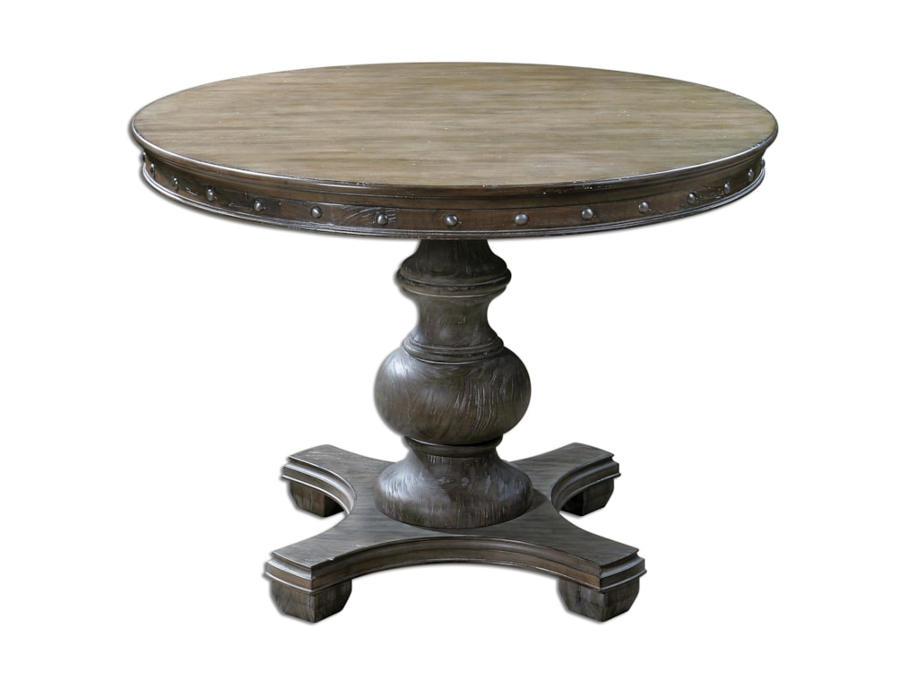 Uttermost Accent Furniture - Occasional TablesSylvana Wood Round Table
