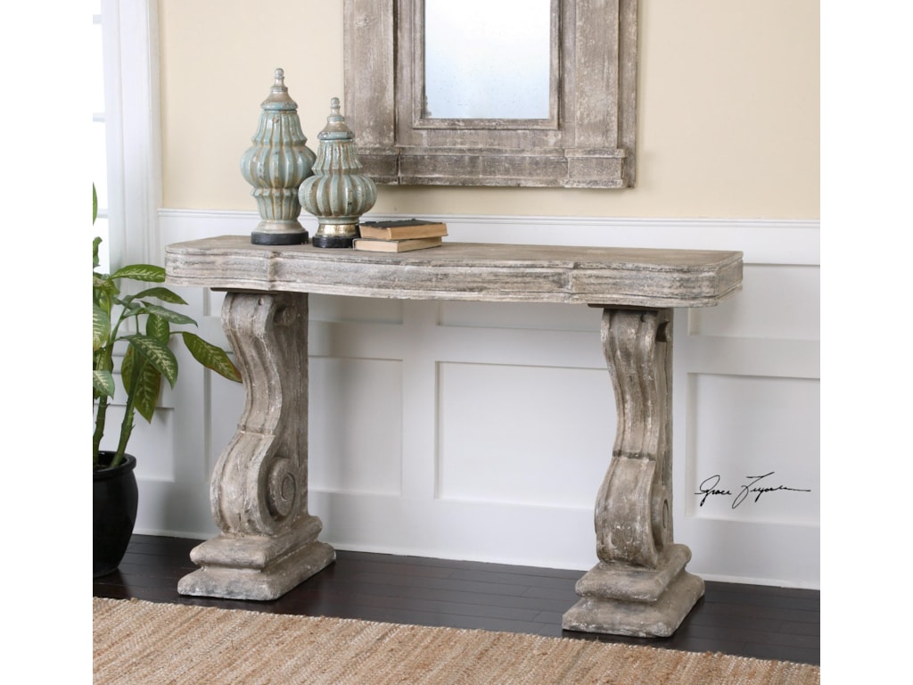 Uttermost Accent FurniturePartemio Distressed Console Table