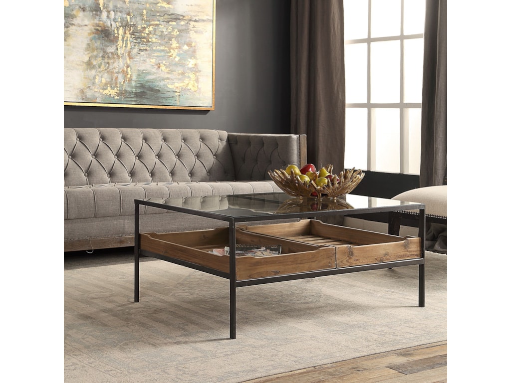 Accent Furniture Occasional Tables Silas Coffee Table By Uttermost At Miller Home