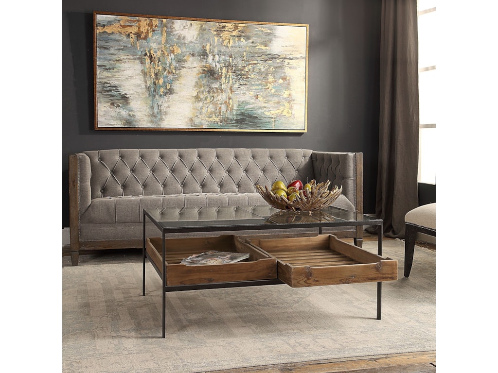 Accent Furniture Occasional Tables Silas Coffee Table By Uttermost At Miller Home