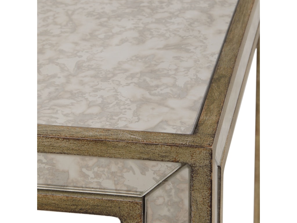 Accent Furniture Occasional Tables Julie Mirrored End Table By Uttermost At Hudson S Furniture