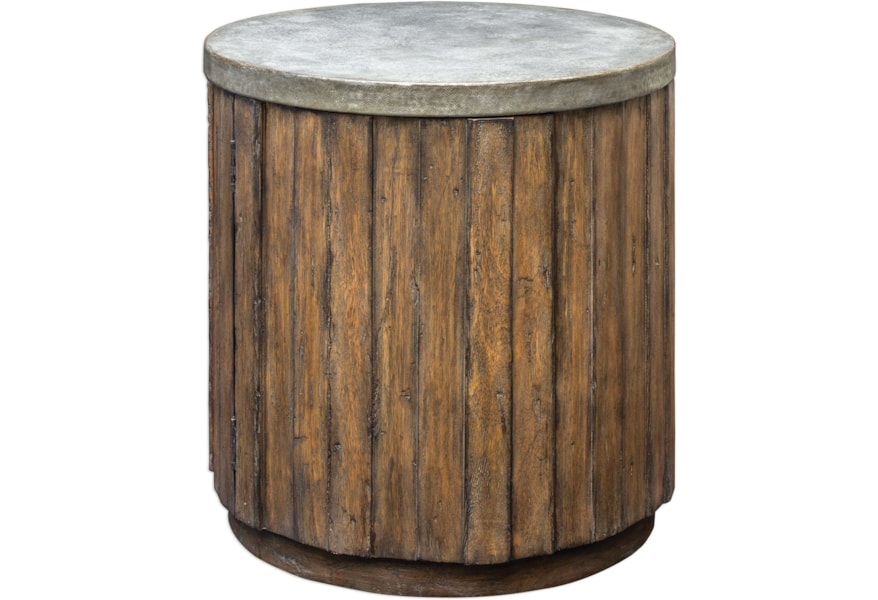 Accent Furniture Occasional Tables Maxfield Wooden Drum Table By Uttermost At Dunk Bright Accent Furniture Occasional Tables Maxfield Wooden Drum Table By Uttermost At Dunk Bright