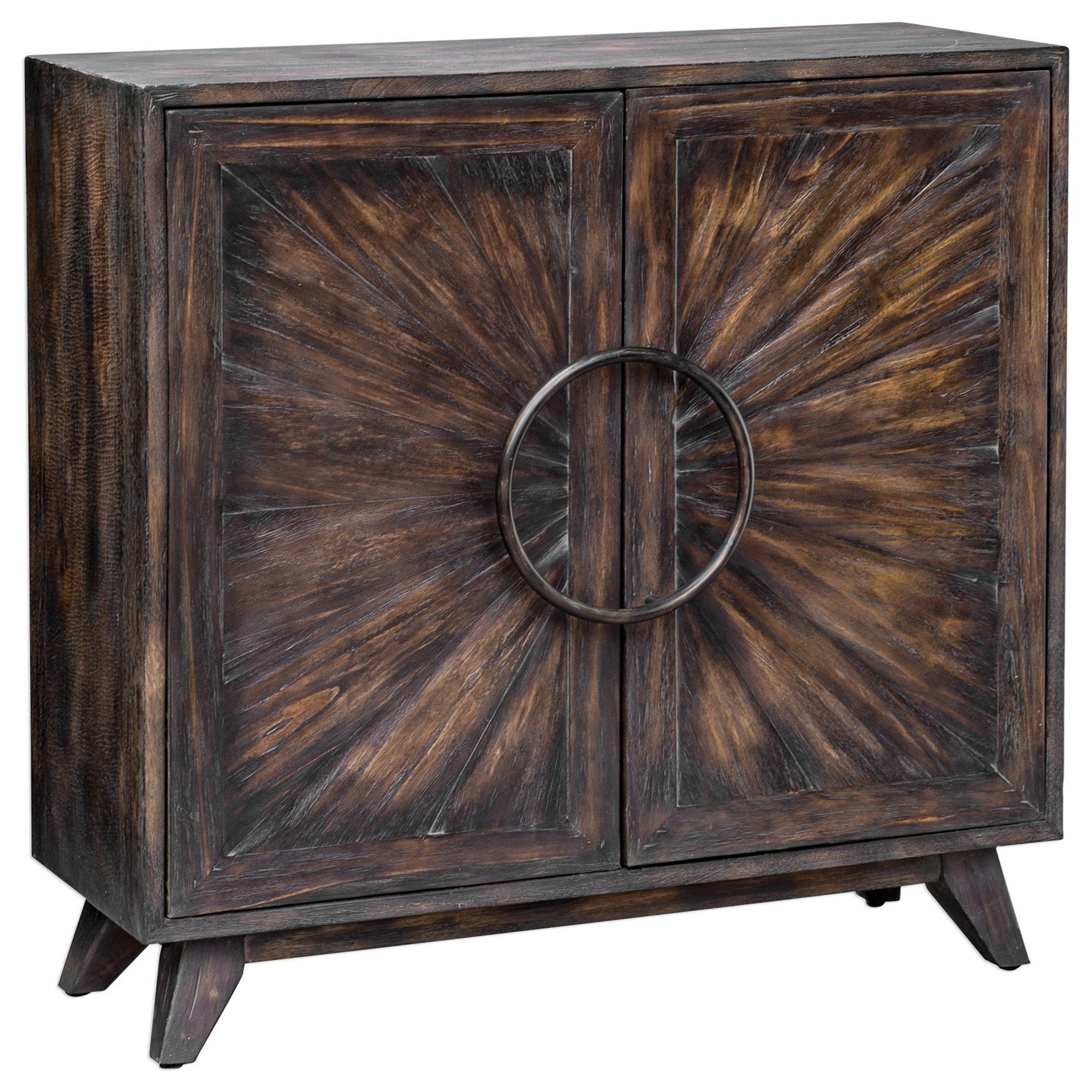 Uttermost Accent Furniture Chests 25842 Kohana Black Console Cabinet Corner Furniture Accent Chests