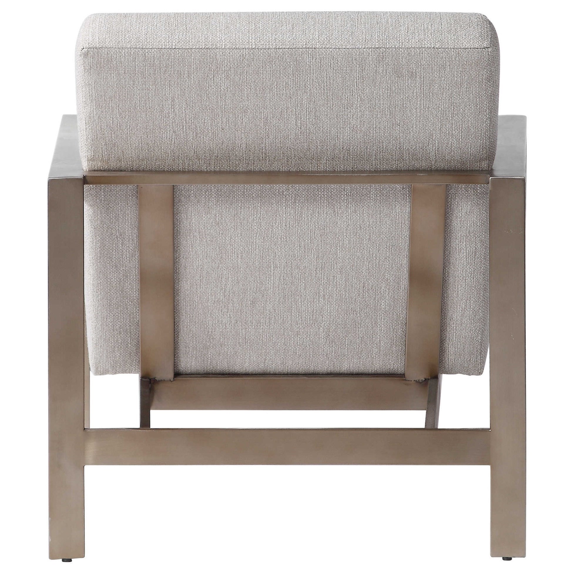 Uttermost Accent Furniture Accent Chairs 23525 Wills Contemporary Accent Chair Dunk Bright Furniture Upholstered Chairs