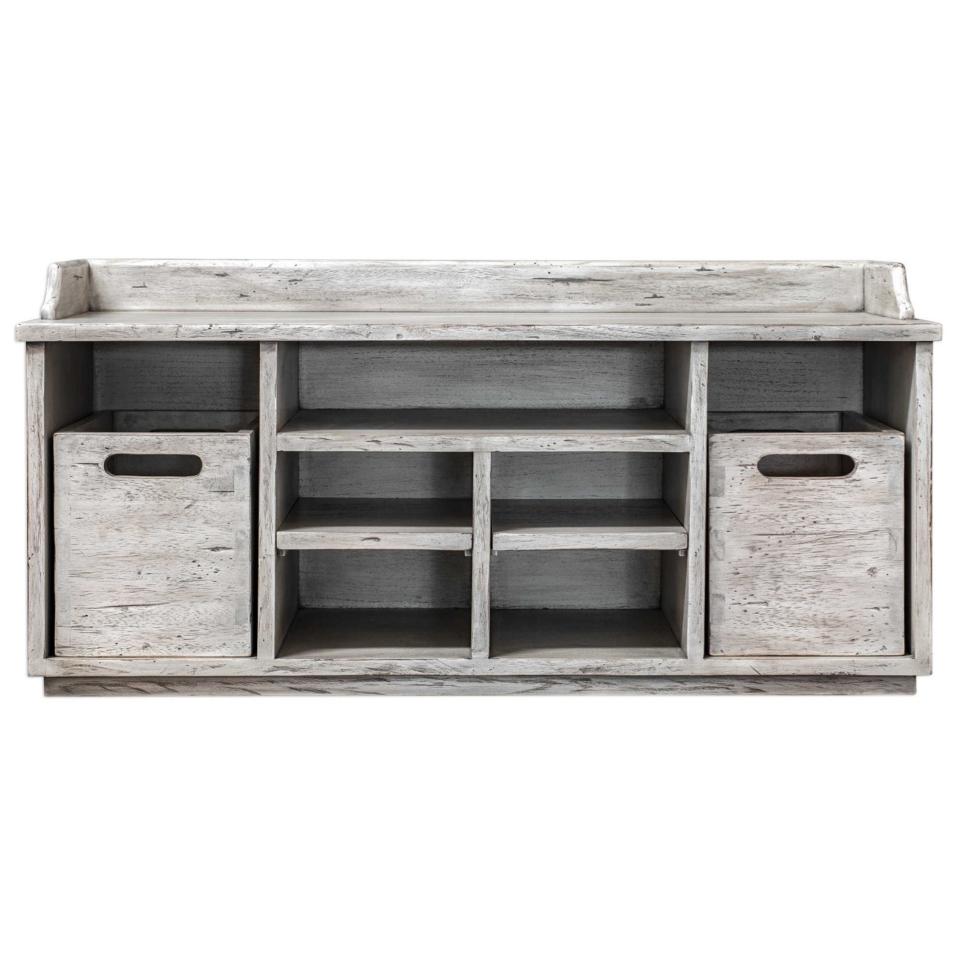 Uttermost Accent Furniture Benches 25421 Ardusin White Hobby