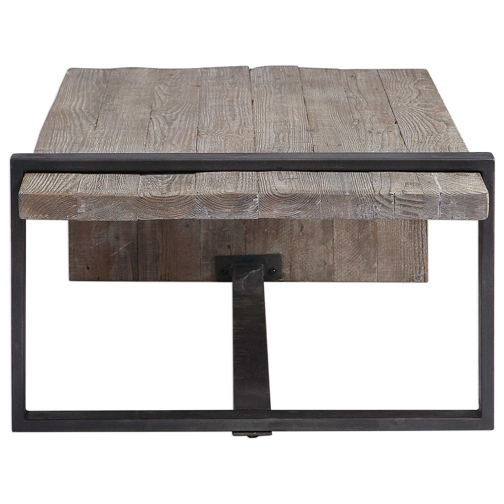Uttermost Accent Furniture Occasional Tables 24893 Genero Weathered Coffee Table Dunk Bright Furniture Cocktail Coffee Tables