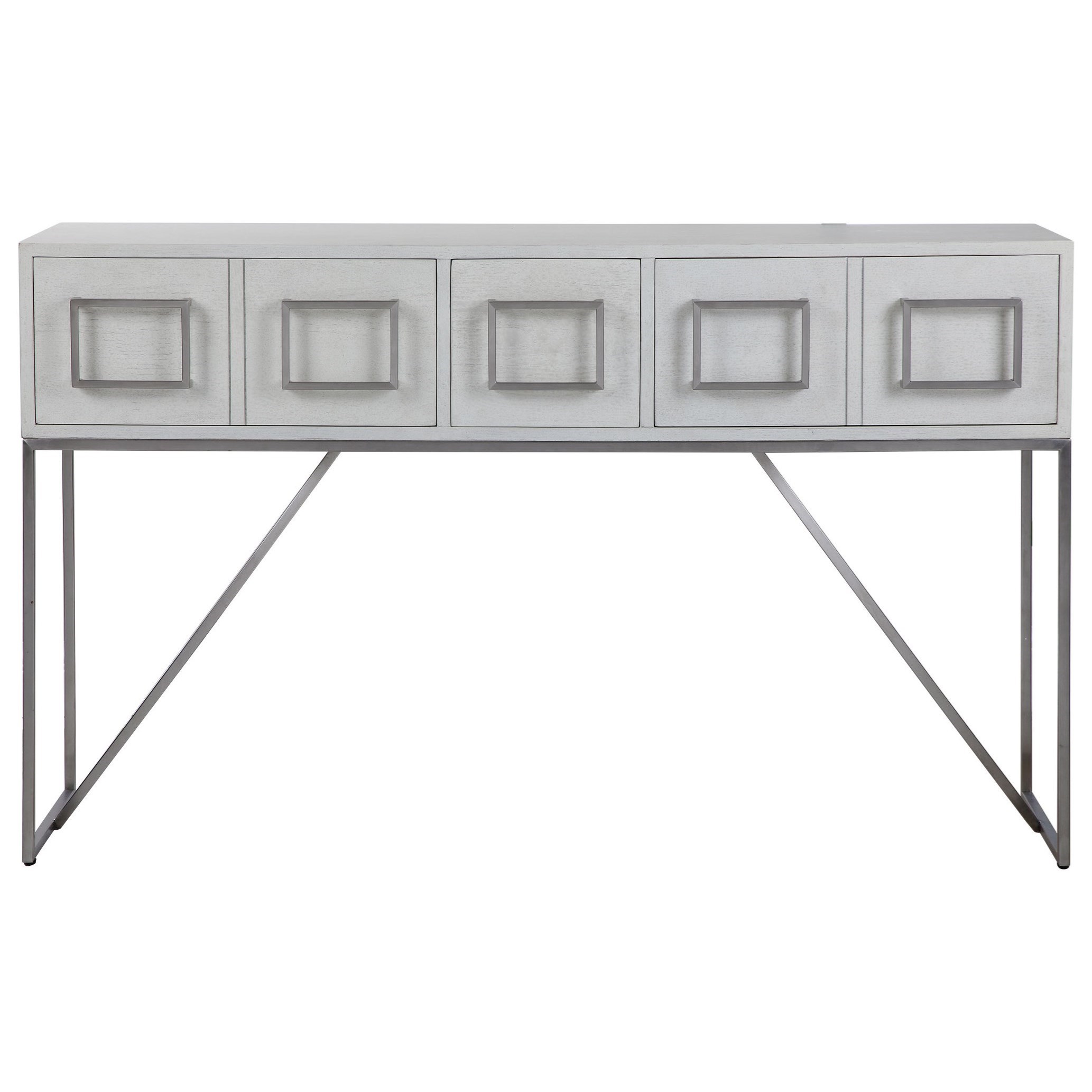 Uttermost Accent Furniture Occasional Tables Abaya White Console Table Wayside Furniture Sofa Tables Consoles Amazing gallery of interior design and decorating ideas of contemporary console tables in bedrooms, closets, living rooms, dining rooms, entrances/foyers by elite interior designers. accent furniture occasional tables abaya white console table
