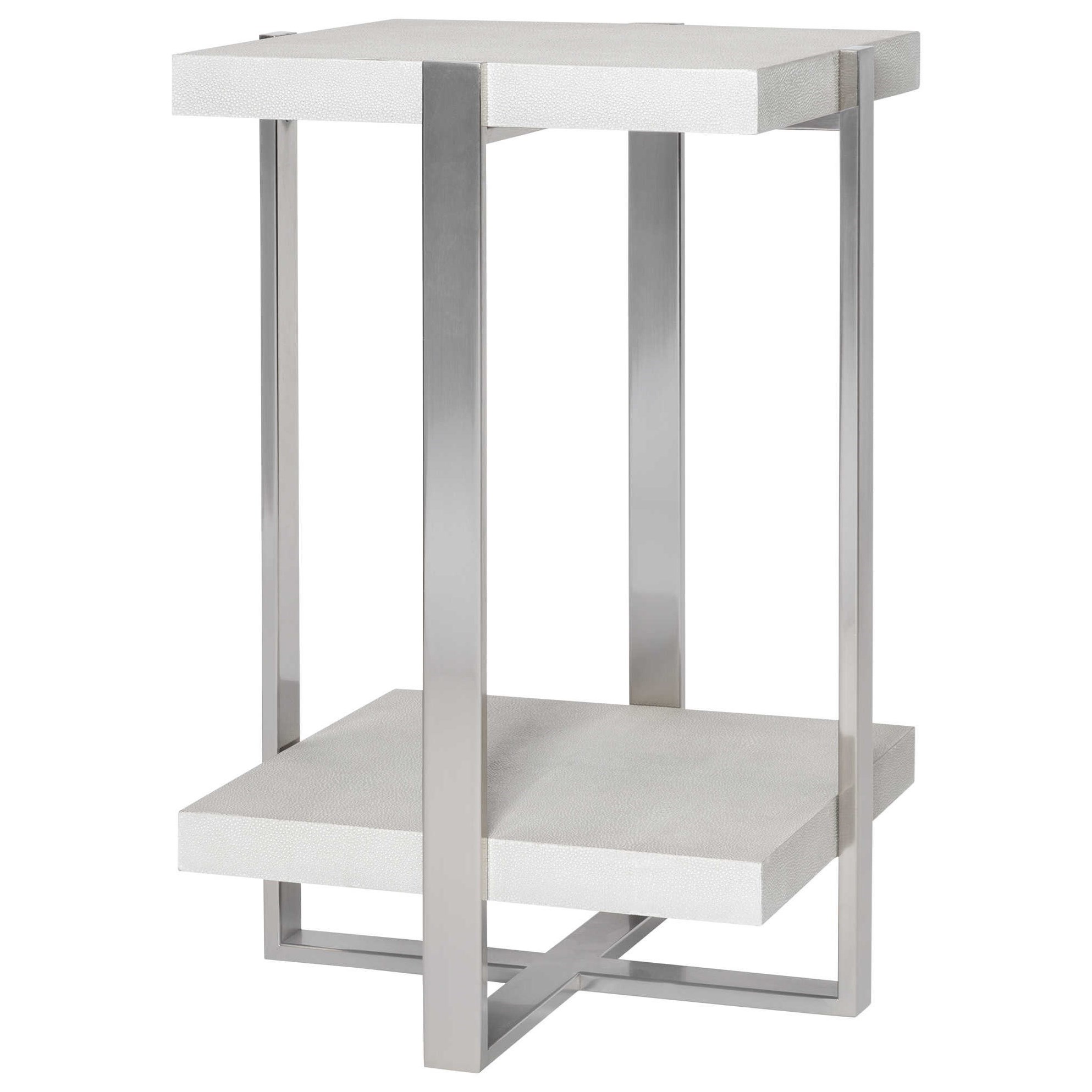 Uttermost Accent Furniture Occasional Tables 25375 Arnaut White