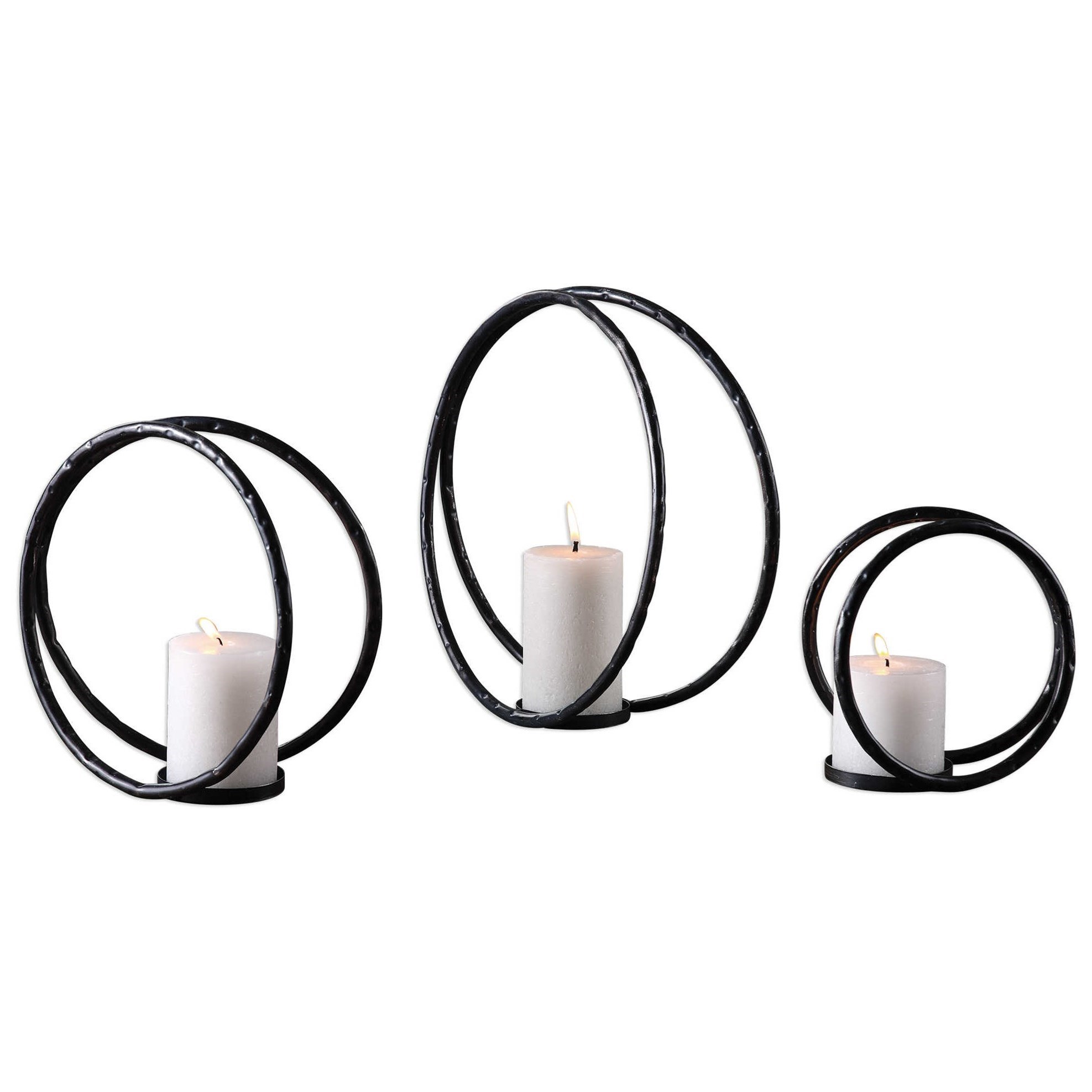 Uttermost Accessories Candle Holders 18709 Pina Curved Metal