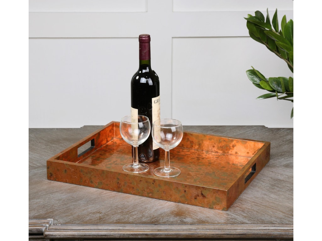 Uttermost AccessoriesAmbrosia Copper Tray