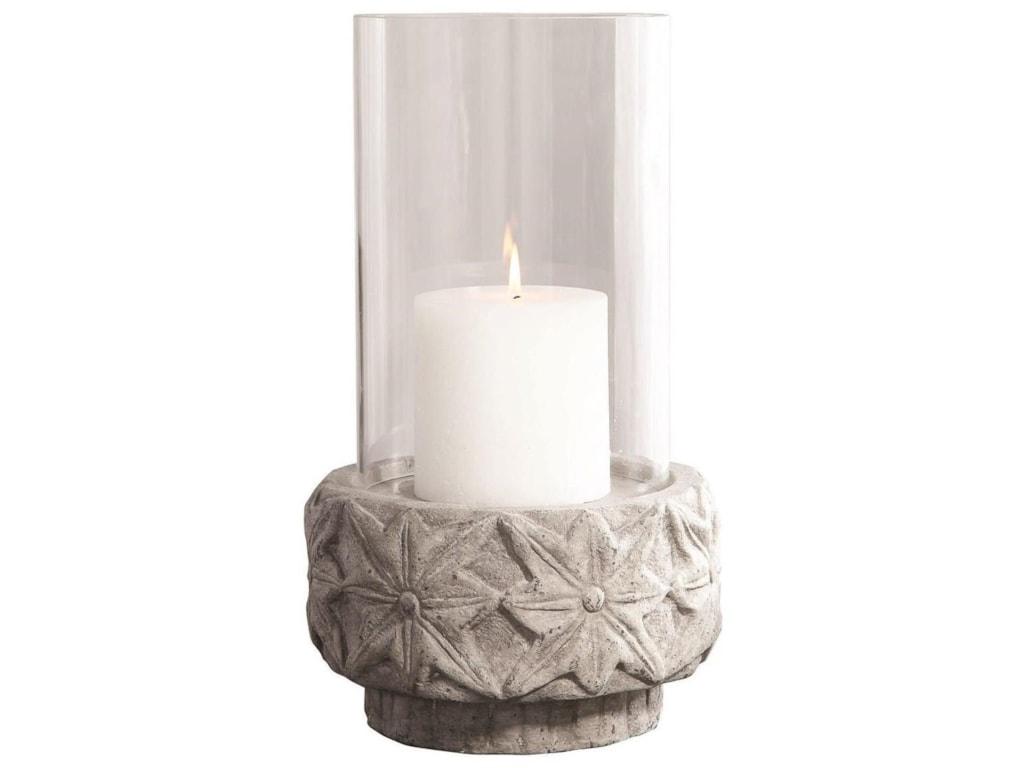 Uttermost Accessories Candle Holders Capistrano Concrete Candleholder Sheely S Furniture Liance Candle Holders Capistrano Concrete